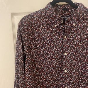 Mens floral button down